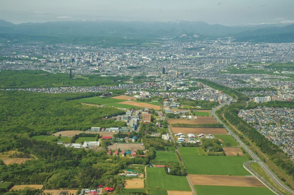 sky view of the RGU campus